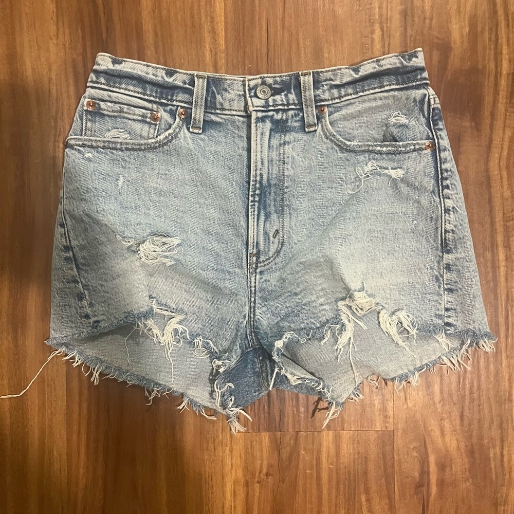 Abercrombie & Fitch High Rise Mom Short, Curve Love